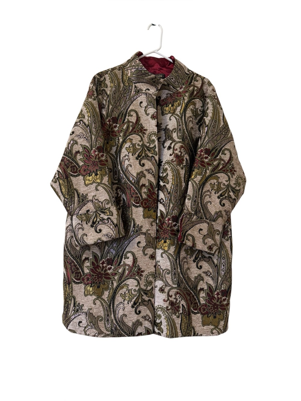 Heidi Daus Vintage Brocade Paisley Tapestry Jacket 2X